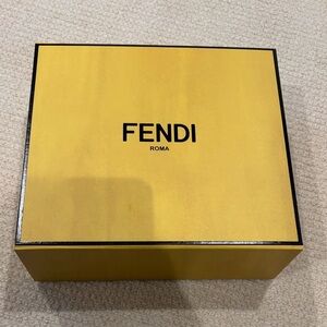 Fendi Golden Box with Black Trim